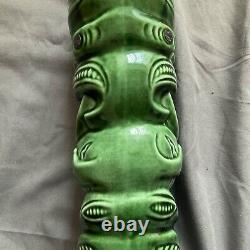 Vintage Ti-Toki Green Liqueur Bottle New Zealand Tiki Bar Decanter 500ml GC