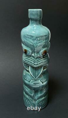 Vintage Ti-toki Tiki Ceramic Liqueur Bottle Decanter Crock #c4312 New Zealand