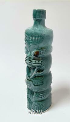 Vintage Ti-toki Tiki Ceramic Liqueur Bottle Decanter Crock #c4312 New Zealand