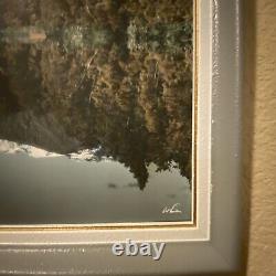 Vintage Tinted Photo By Whites Aviation New Zealand 1960s Lake Matheson