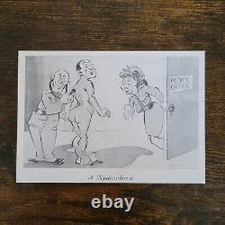Vintage WWII Cartoon Postcard Alec Garmonsway from New Zealand A Nudisturbance