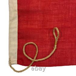 Vintage Wool New Zealand Flag Textile Cloth Nautical Maori Union Jack Red Ensign