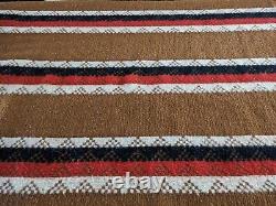 VtG New Zealand TE ARIKI TRAVEL RUG Onehunga Woollen Mills Wool Maori BLANKET