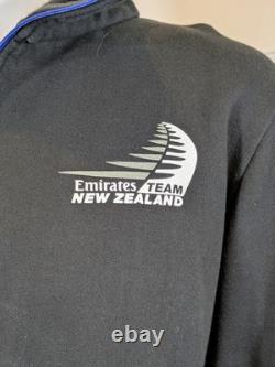 Vtg Emirates Team New Zealand 1/4 Zip Sweatshirt Jimmy Hadder Owner America's