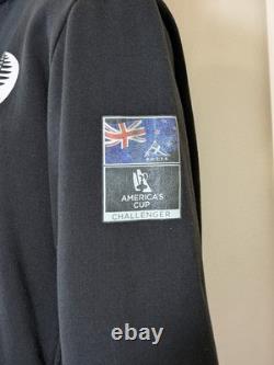 Vtg Emirates Team New Zealand 1/4 Zip Sweatshirt Jimmy Hadder Owner America's