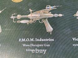 WETA Dr. Grordbort's F. M. O. M. Wave Disruptor Gun Limited Edition Raygun Metal