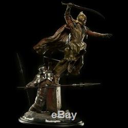 WETA Hobbit Mirkwood Elf and Iron Hill Dwarf 1/6 Statue NEW Limited Edition