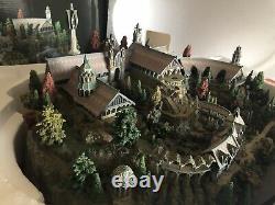 WETA RIVENDELL Lord of the Rings LOTR Rivendell Statue Environment with Box