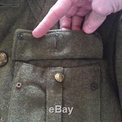 WW1 British 1907 SD Tunic 3 Bn. Auckland Infantry. New Zealand (NZR), V. Rare