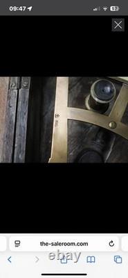 WW1 Cased RN Sextant From Battle Cruiser HMS New Zealand 1915. Jutland
