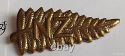 WW1 King's Colonials New Zealand Squadron Slouch Cap Badge 2nd Pattern 42mm Org