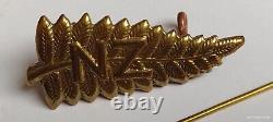 WW1 King's Colonials New Zealand Squadron Slouch Cap Badge 2nd Pattern 42mm Org
