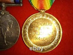 WW1 Medal Pair to Private A. Newman, New Zealand Expeditionary Force