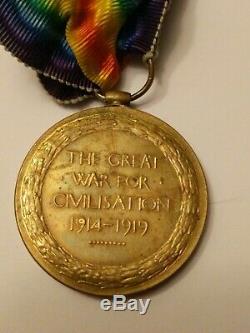 WW1 NZEF. ANZAC Victory Medal. New Zealand Rifle Brigade. Gallipoli. Somme. KIA