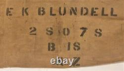 WW1 New Zealand Wellington Reg Kitbag Sgt E K Blundell DCM Winner