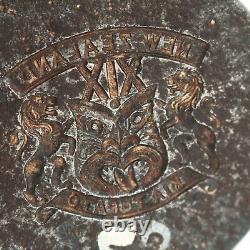 WW1 Press Die New Zealand Expeditionary Force 19th Reinforcements Crest