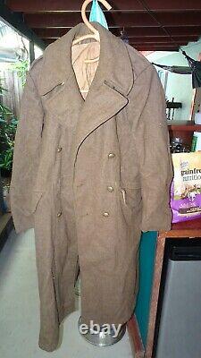 WW2 New Zealand 1942 Dated Greatcoat vgc