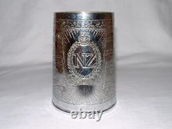 WW2 New Zealand Onward Tankard ANZAC Trench Art Sgt. Fernando Mena