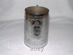 WW2 New Zealand Onward Tankard ANZAC Trench Art Sgt. Fernando Mena