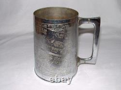 WW2 New Zealand Onward Tankard ANZAC Trench Art Sgt. Fernando Mena