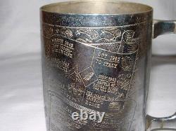 WW2 New Zealand Onward Tankard ANZAC Trench Art Sgt. Fernando Mena