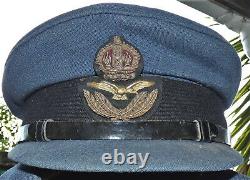 WW2 Royal NEW ZEALAND Air Force RNZAF PILOT Officer's UNIFORM Tunic Trousers HAT