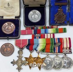 WW2 medals Commander Peter John Knowling OBE HMS Cotswold & New Zealand Navy
