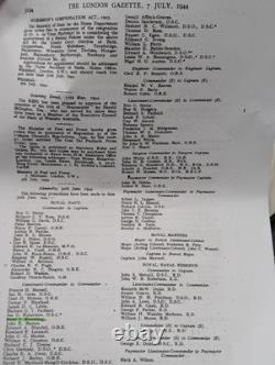 WW2 medals Commander Peter John Knowling OBE HMS Cotswold & New Zealand Navy