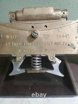 WWII 1944 Heavy Artillery Machine Gun Clinometer Sight New Zealand