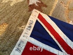 WWII Field Made New Zealand Flag Bring Back ANZAC Corps British POW Japan
