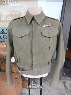 WWII New Zealand Battledress Jacket dated 1942. Vet Acquired