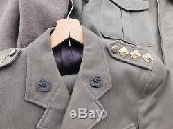 WWII New Zealand Officers Named Full Uniform Set Intelligence