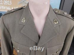WWII New Zealand Officers Tunic, Belt & Trousers