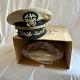 WWII US Navy Officer Visor Hat Named Naval Air Attache To New Zealand In Org Box