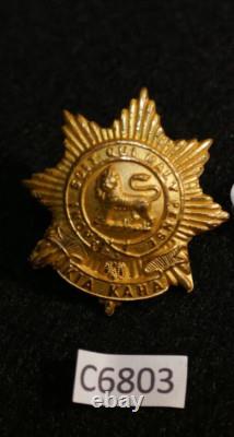 WWI British Army New Zealand Hauraki Regiment Auckland Cap Badge WW1 1917 1918