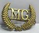 WWI New Zealand Machine Gun Corps Reinforcements Cap Badge Locally cast 43x33 mm