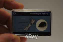 Wairarapa Valley meteorite cut fragment from New Zealand weighing 0.37g RARE
