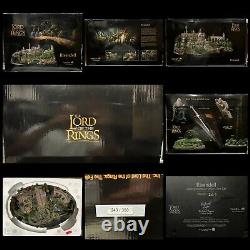 Weta LOTR Lord Rings RIVENDELL Environment! VERY RARE FIRST 300 #243/300