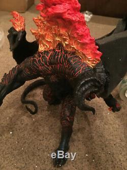 Weta LOTR Lord of The Rings Balrog Demon of Shadow & Flame Statue Resin #328