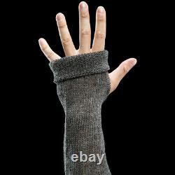 Weta Stansborough Gandalf Gloves 100% Grey Wool From New Zealand LOTR