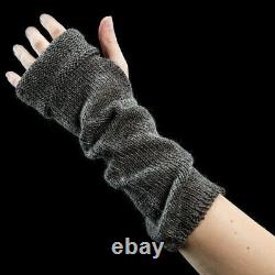 Weta Stansborough Gandalf Gloves 100% Grey Wool From New Zealand LOTR