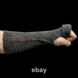 Weta Stansborough Gandalf Gloves 100% Grey Wool From New Zealand LOTR