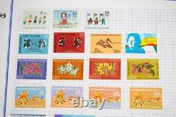 Worldwide Collection Of 3,500+ Stamps Mint & Used Stored In Mystic Album
