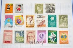 Worldwide Collection Of 3,500+ Stamps Mint & Used Stored In Mystic Album