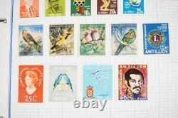 Worldwide Collection Of 3,500+ Stamps Mint & Used Stored In Mystic Album