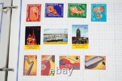 Worldwide Collection Of 3,500+ Stamps Mint & Used Stored In Mystic Album