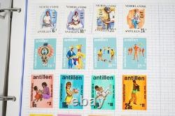Worldwide Collection Of 3,500+ Stamps Mint & Used Stored In Mystic Album