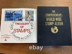 Worldwide Stamps Collection in albums Lot (5)