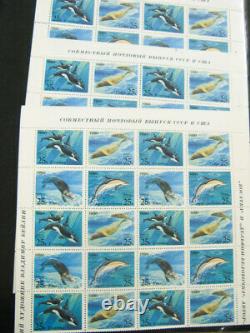 Worldwide Stamps Mint Sheet Collection with New Zealand