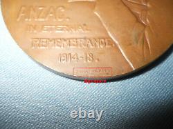 Ww1 Anzac Medal Gallipoli Campaign 1914 1918 War Australia New Zealand